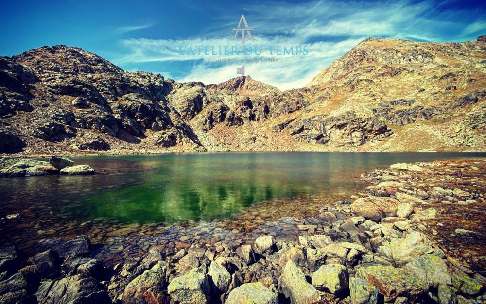 Lake Loie Cogne In Autumn